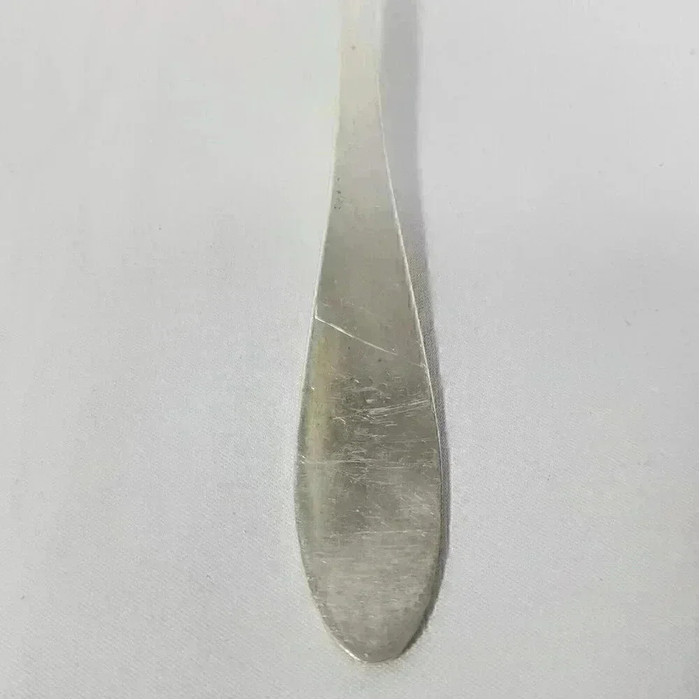 Vintage REED & BARTON 3 Pc Salad Serving Set Silver-plate 8.75‎ Long - Picture 8 of 15